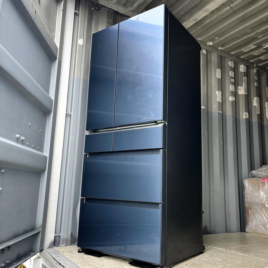 取付無料！パナソニックフルフラットガラスドア 高性能おしゃれインテリア冷蔵庫！