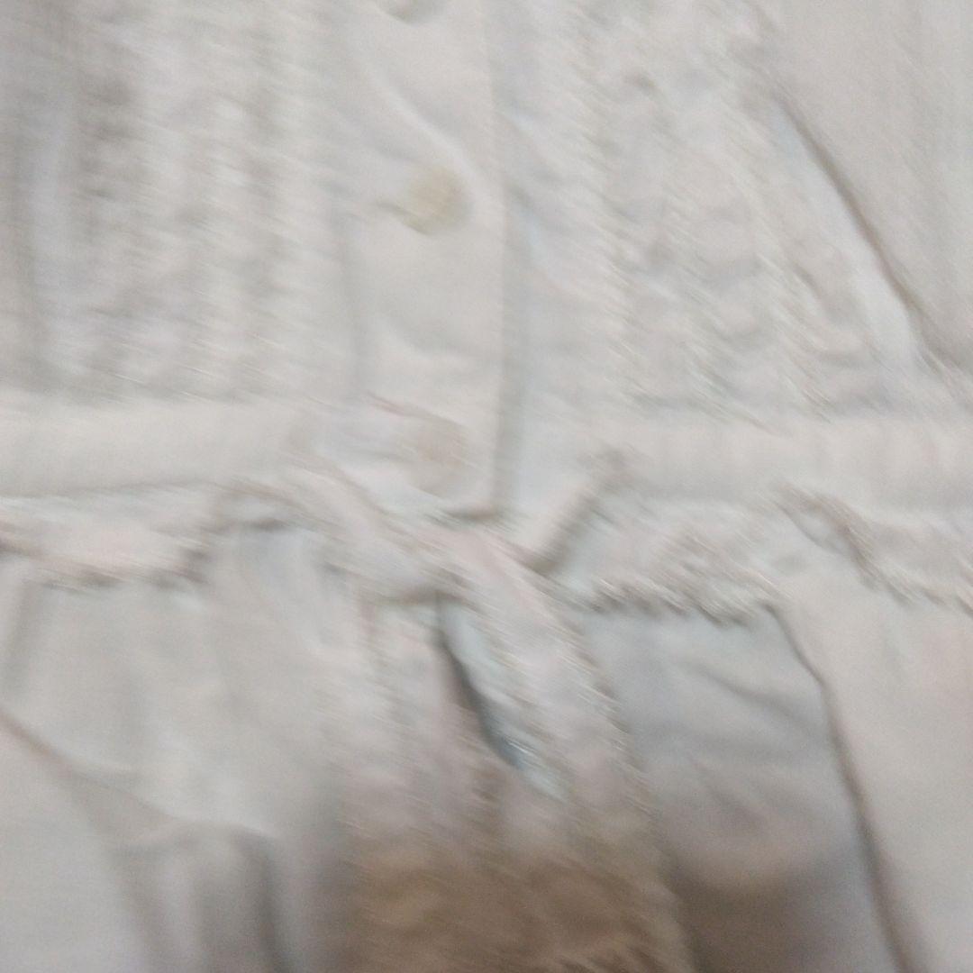 ピンクハウス　激かわフリル付きホワイト長袖ブラウス