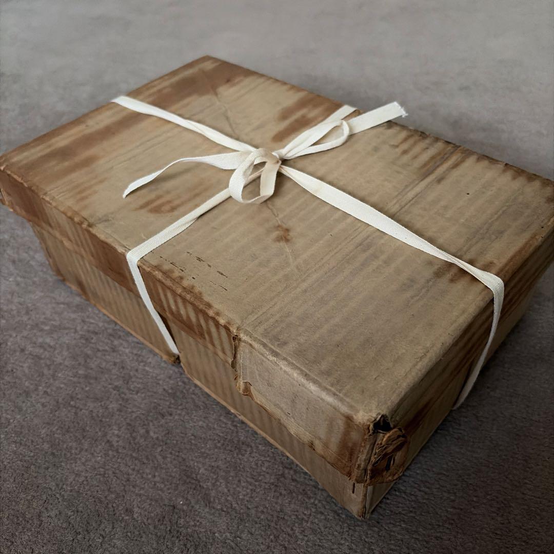 漆塗り　木彫り・鯛の菓子鉢　盆付き　アンティーク　未使用品