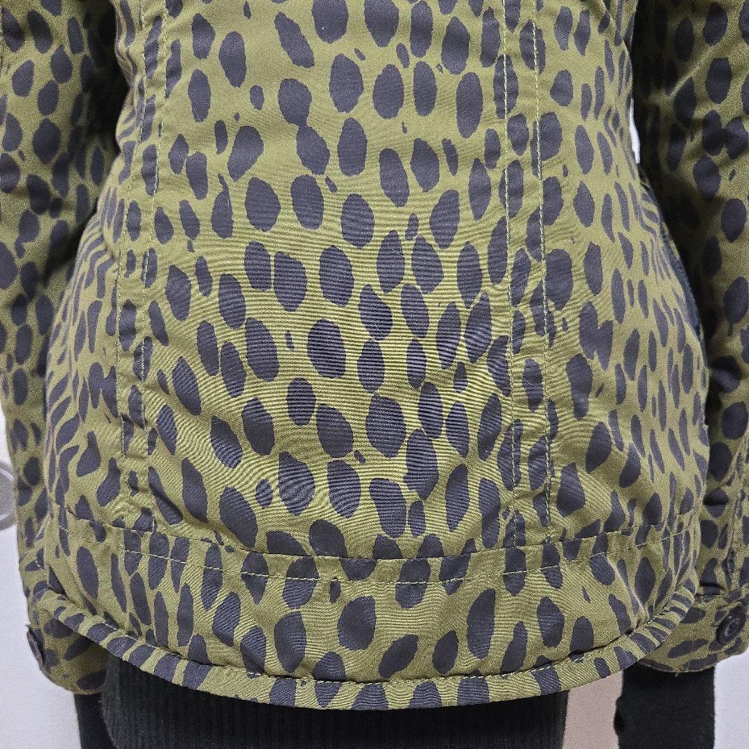 y2k スライ SLY ヒョウ柄 モッズコート リアルファー 平成ギャル N3B