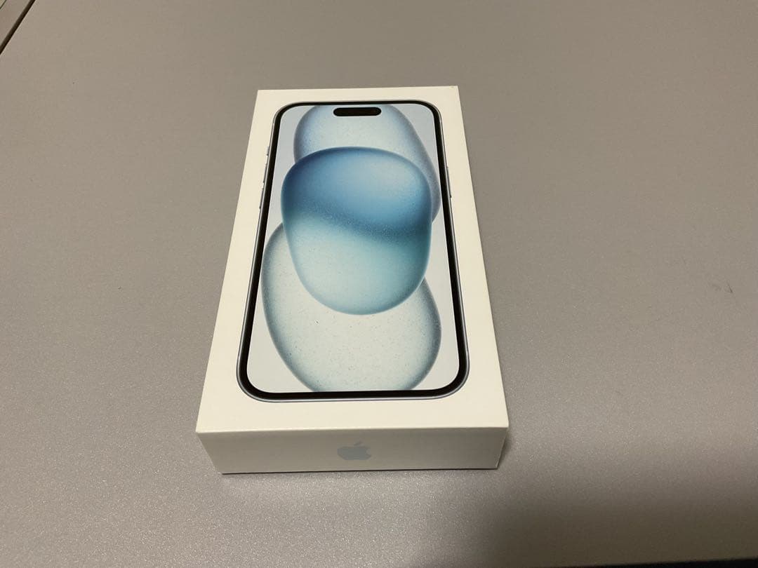Apple iPhone 15 ブルー　128GB 本体　箱付　SIMフリー