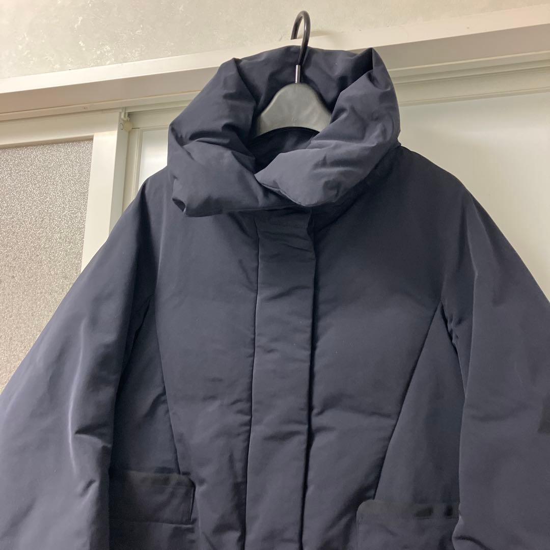 美品☆ユニクロ UNIQLO +J ハイブリッドダウンジャケット ネイビーS