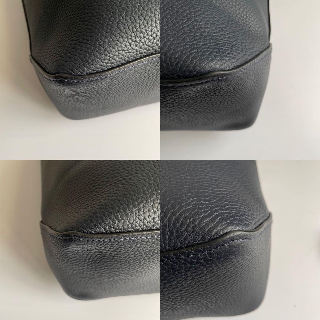 未使用品✨️ COACH ゴッサム　トートバッグ　ビジネス　レザー　ダークブルー