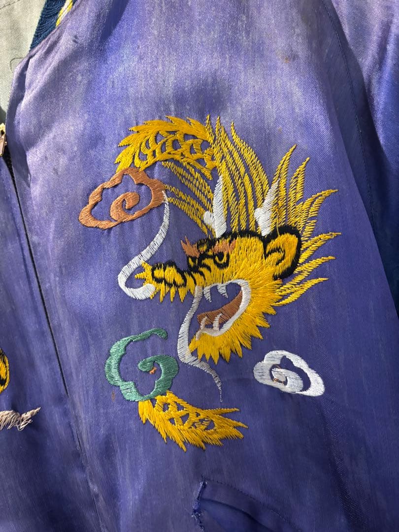 超希少スペシャル50s スカジャン Japan ヴィンテージ　ビッグサイズ