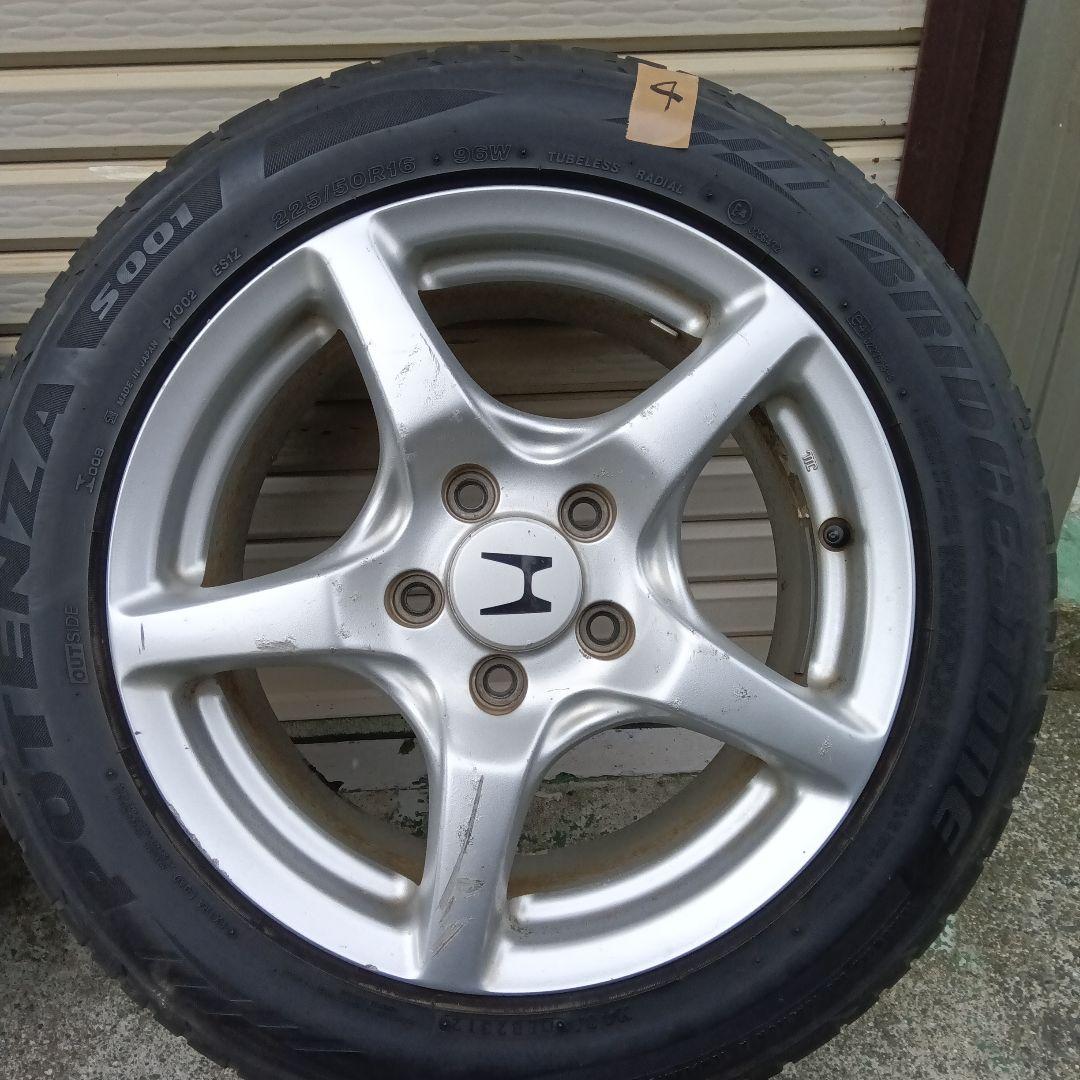 ホンダS2000用の純正ホイールタイヤ4本セット