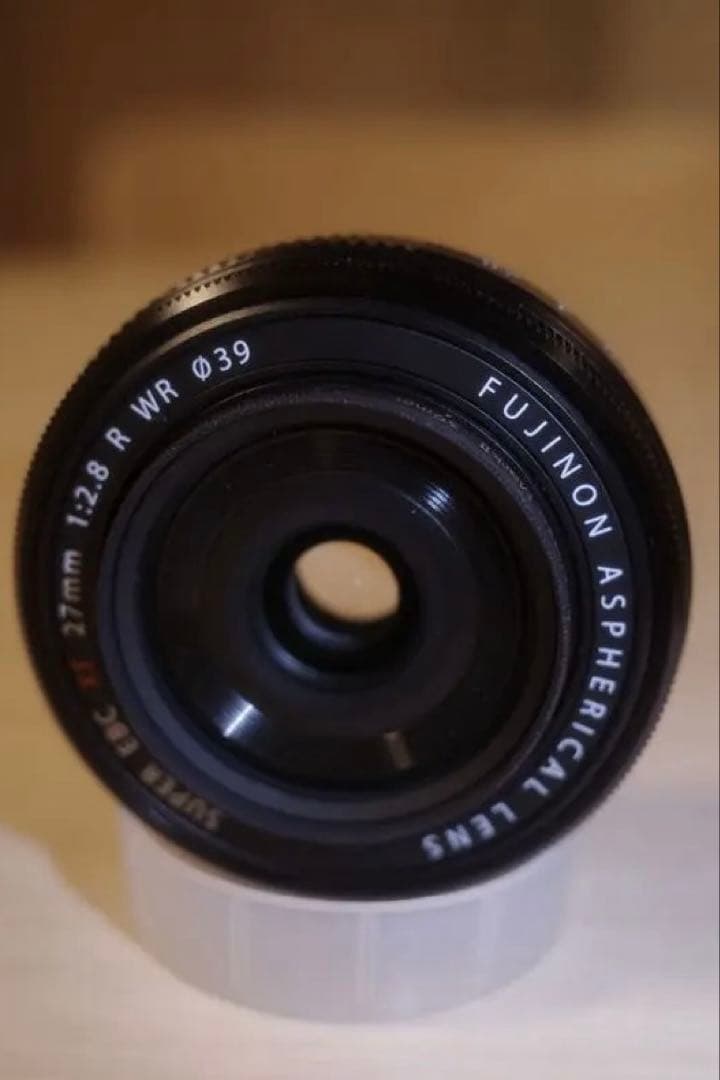 【極美品/保護フィルター付】XF27mmF2.8 R WR