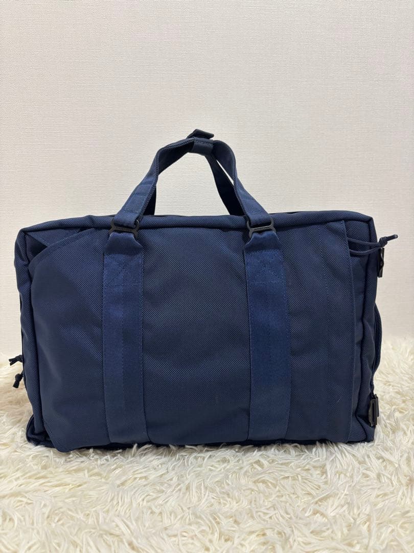 美品BRIEFING BEAMS PLUS / 別注 3WAY BAG NAVY