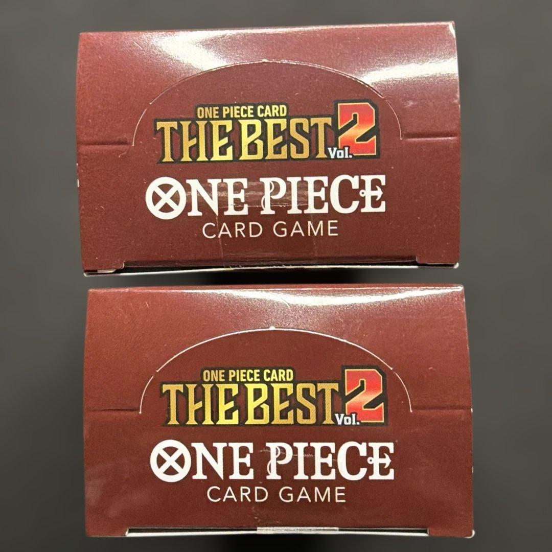【新品・未開封】ワンピースカード　THE BEST 2　テープ付き　2ボックス
