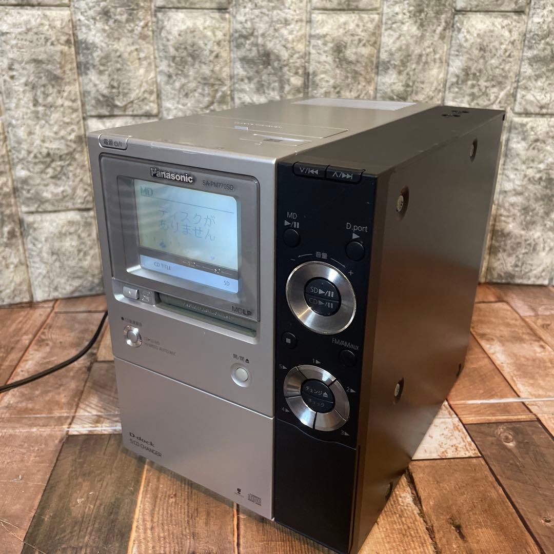 #892 Panasonic SA-PM770SD ミニコンポ