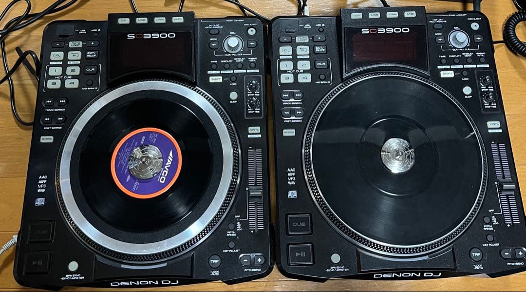 ジャンク扱い　DENON DJ SC3900 ターンテーブル 2台セット