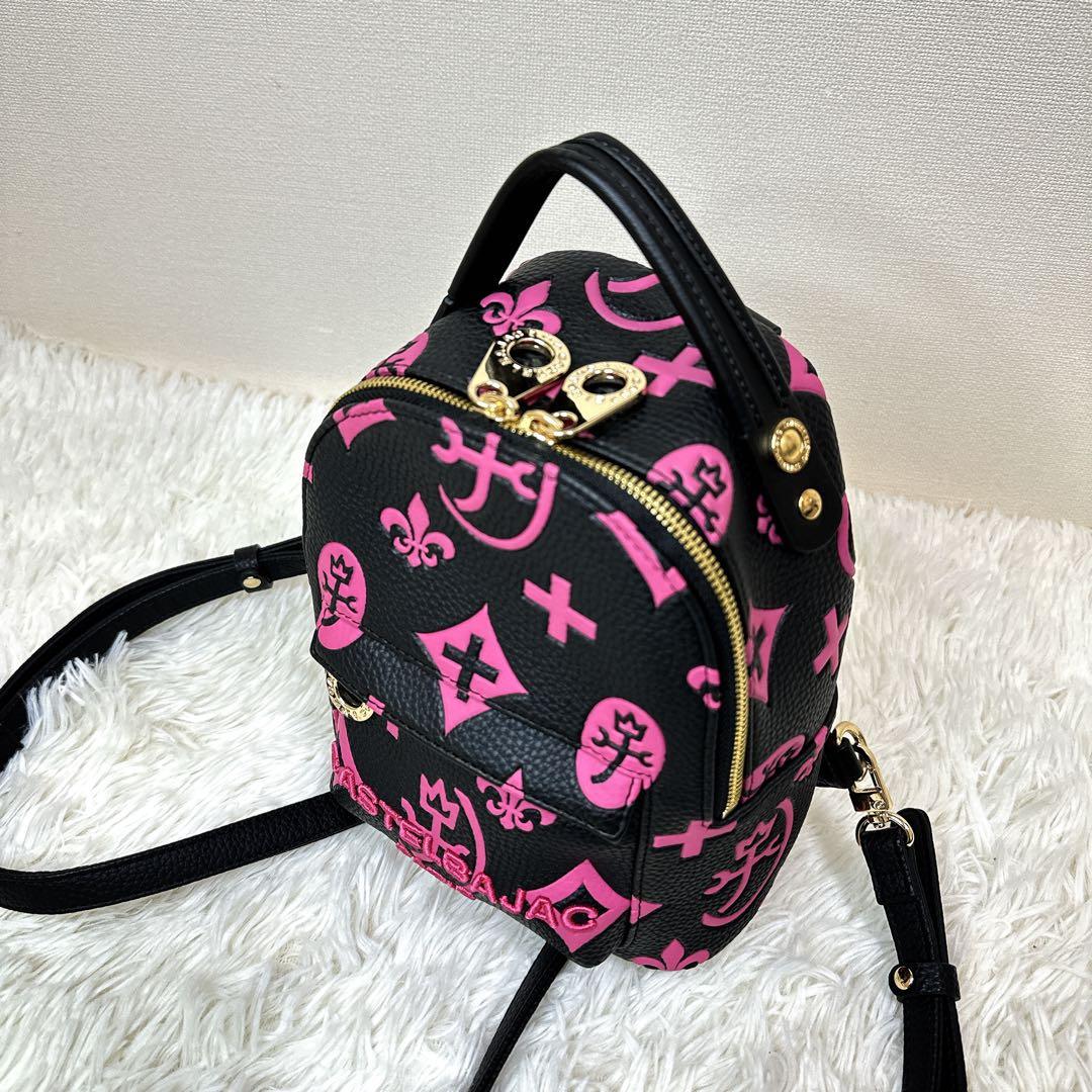 美品 CASTELBAJAC ミニ リュック クレア ピンク バッグ バック