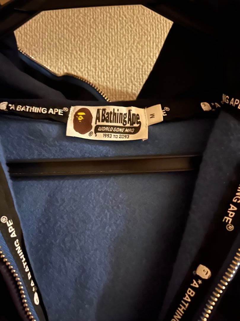 A Bathing Ape カモフラージュ シャークパーカーM