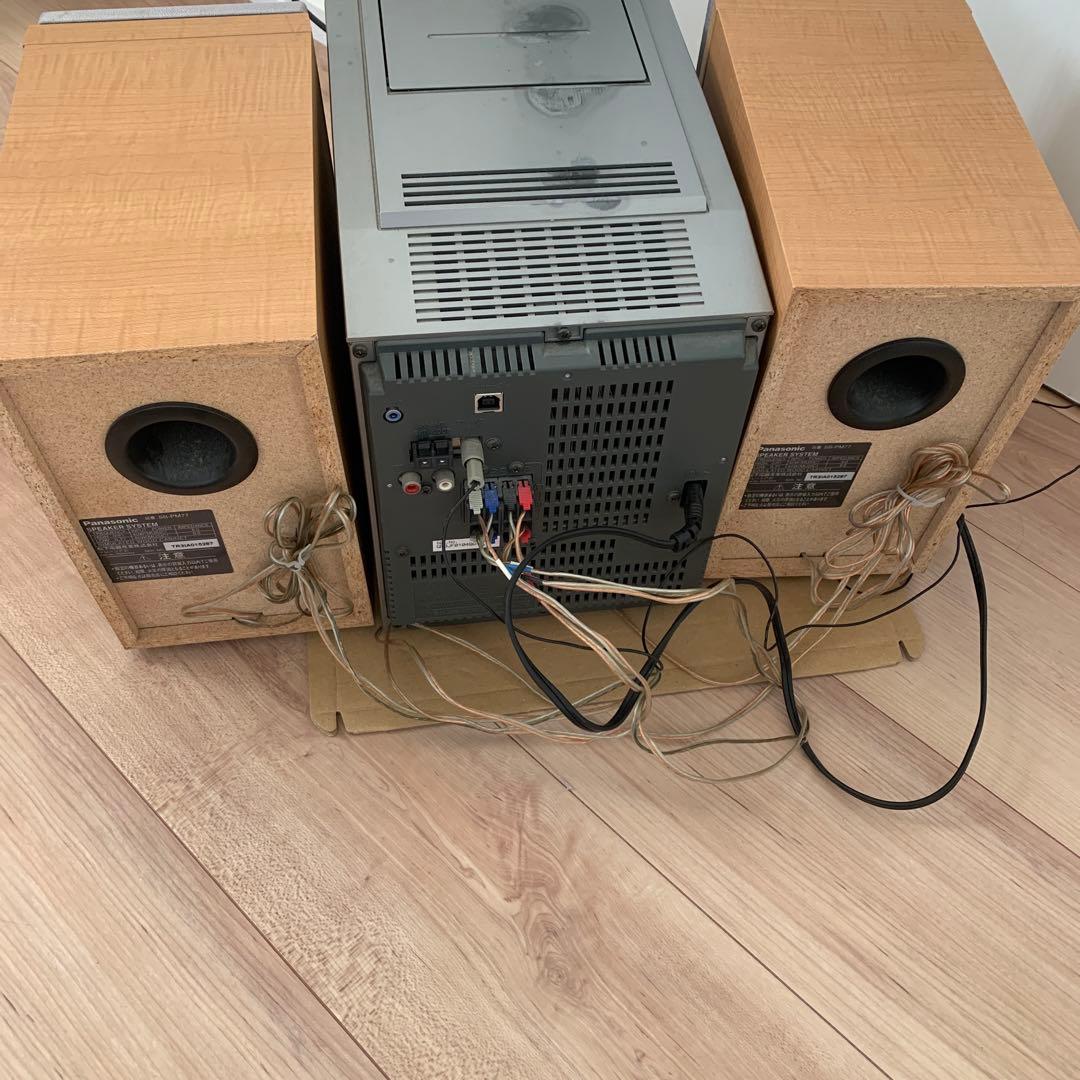 パナソニック　ミニコンポ　中古品
