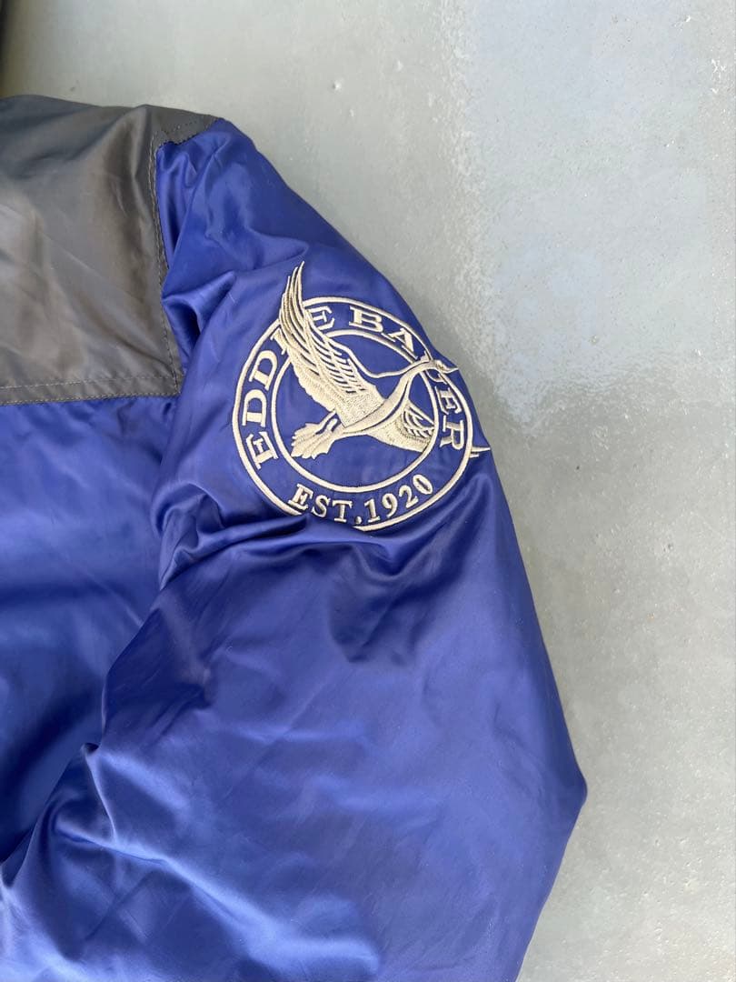 down puffer y2kオレンジ フード付き ダウンジャケット