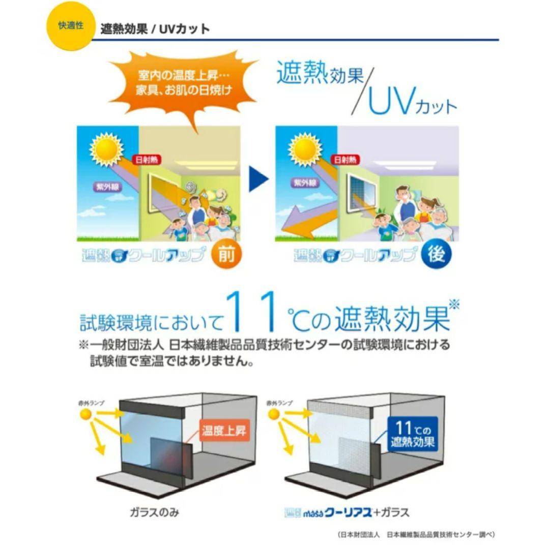【視線も熱もシャットアウト】セキスイ　遮熱クールアップ　2枚組×3セット