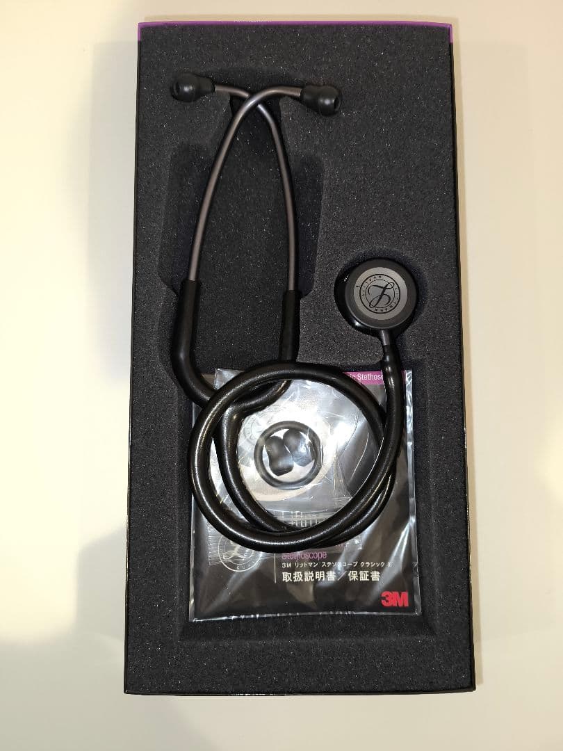 3M ブラック 聴診器 説明書付き