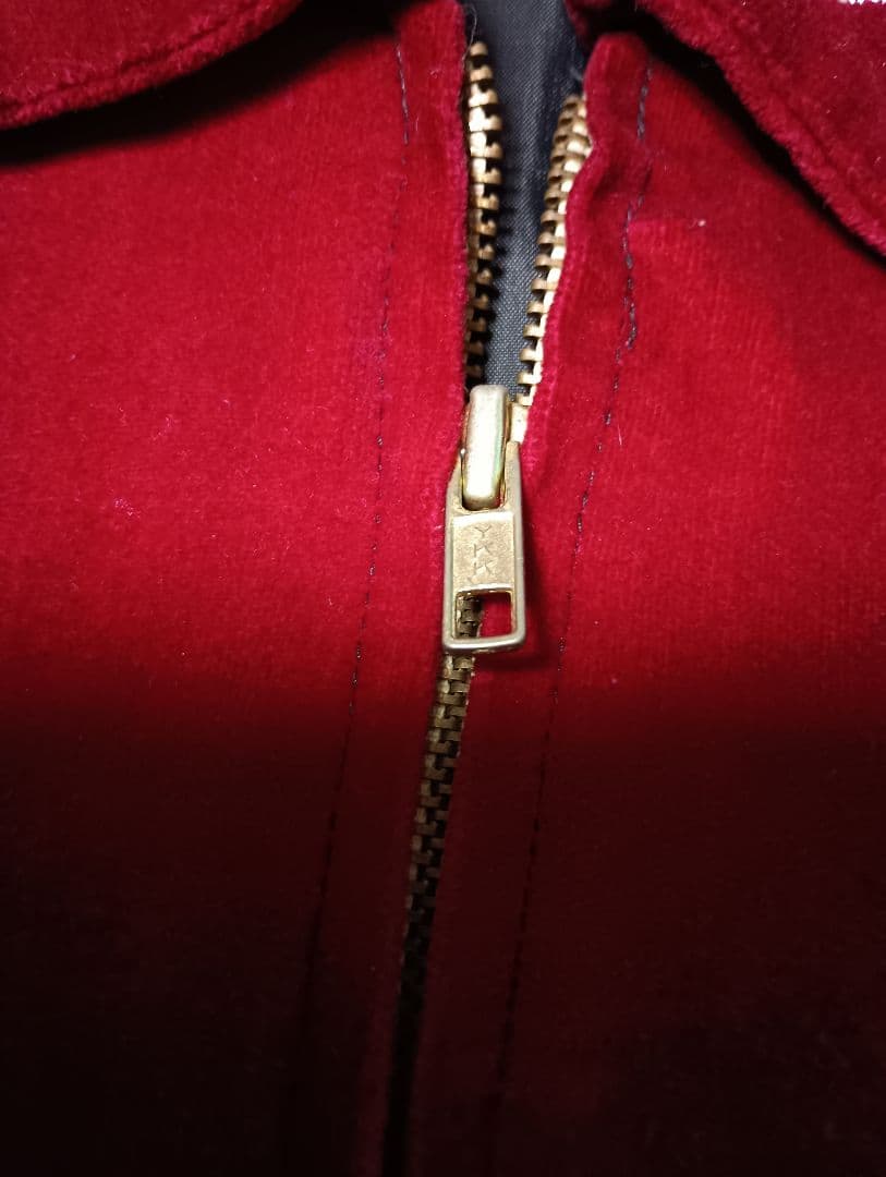 さらに値下げしました。スカジャン　襟付き　ベロア ヴィンテージ