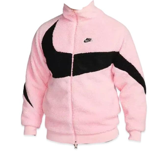 新品NIKE ナイキ 3XLビッグスウォッシュボアジャケット リバーシブル ロゴ