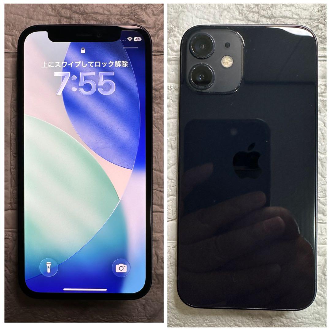 04 iPhone 12mini 128GB 純正BMS新品バッテリー結構美品