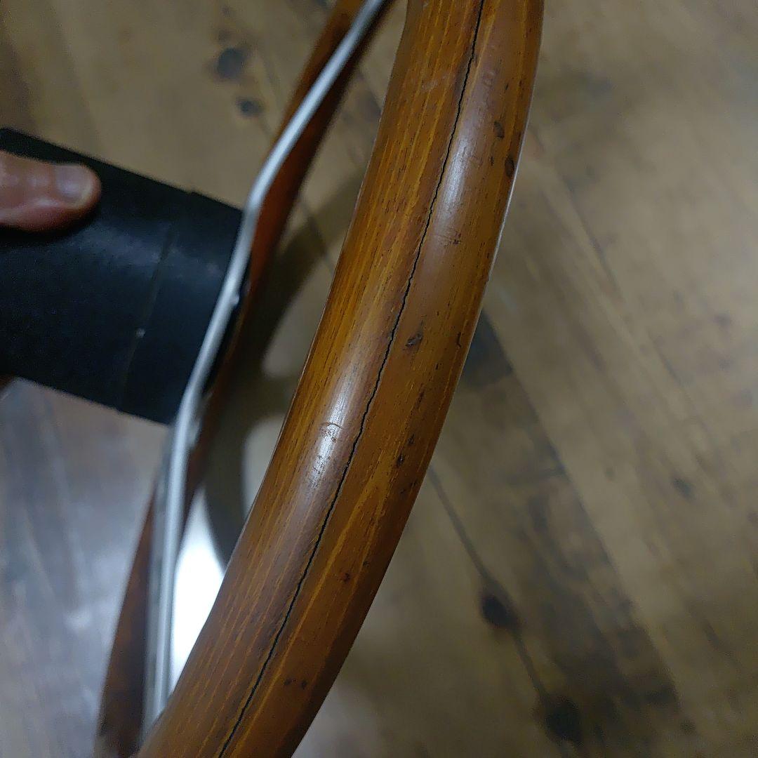 MOMOビンテージハンドル ウッドステアリング INDY ホーンボタン ボス付き