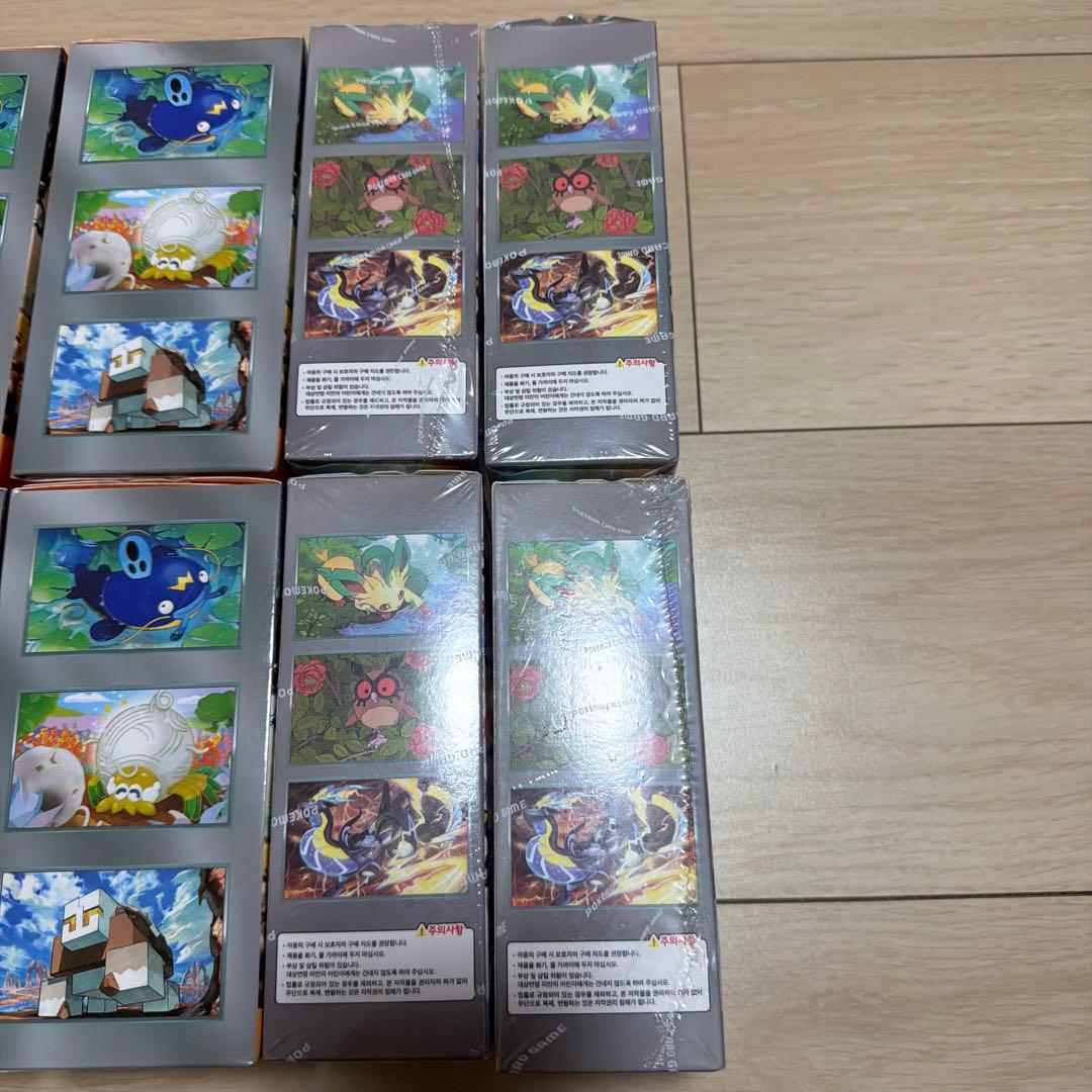 韓国版ポケカ　テラスタルフェスex クレイバースト　ロケット団の栄光　まとめ売り