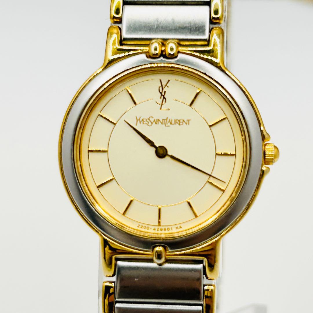 美品✨ Yves Saint Laurent イヴサンローラン 腕時計 コンビ