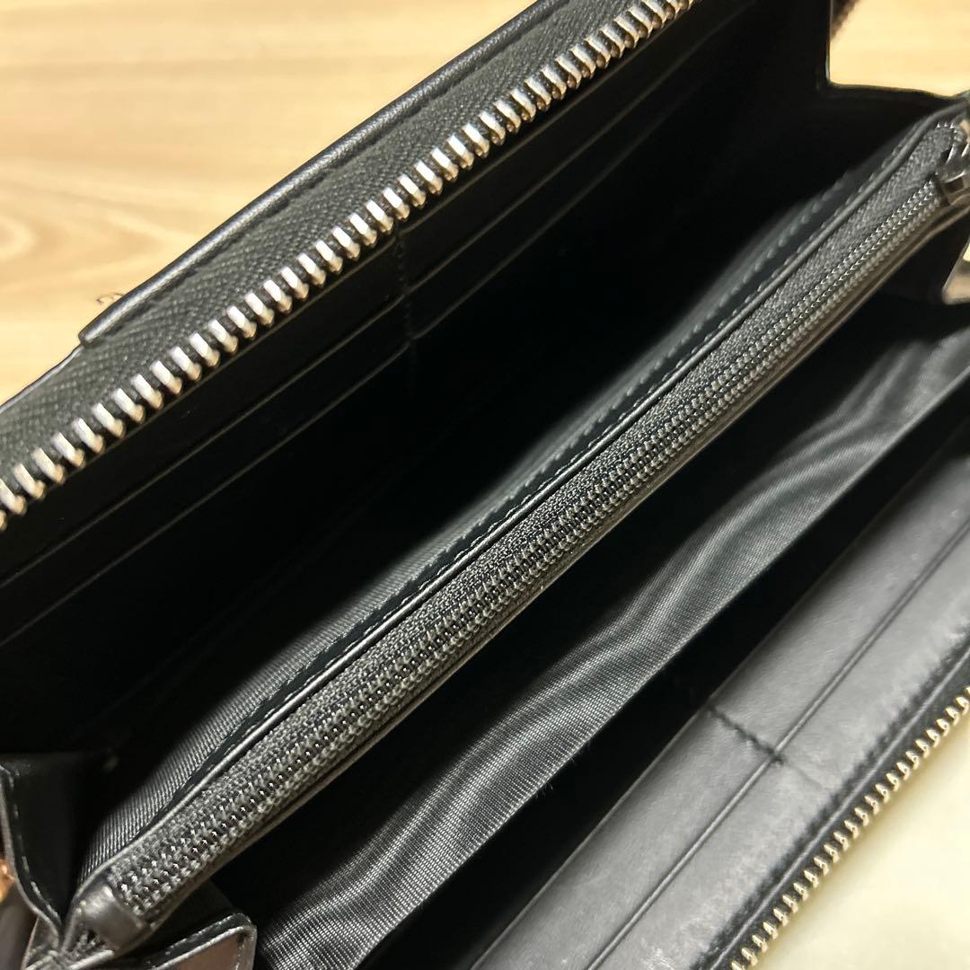 GUCCI GGパターン 長財布 ベージュ/ブラック