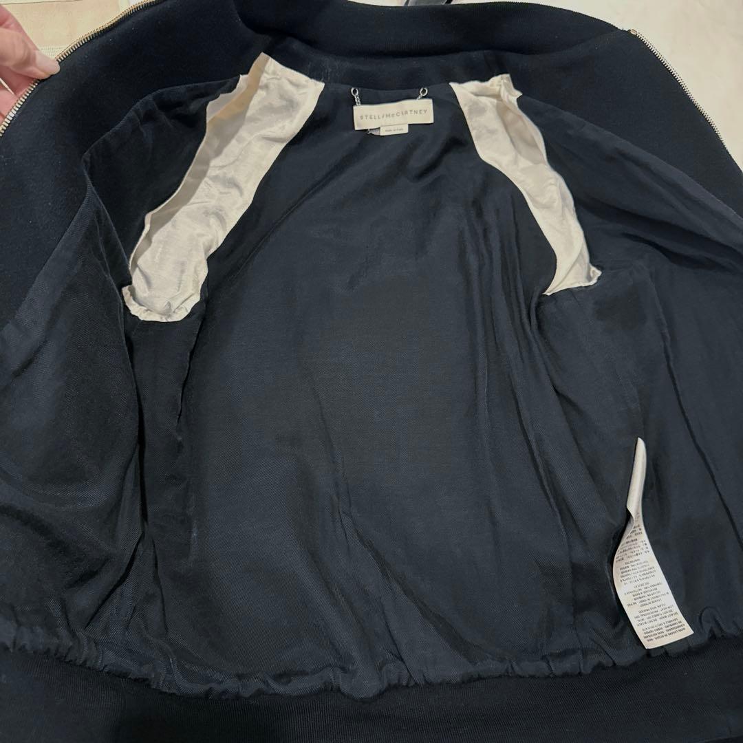 ステラマッカートニー スワン刺繍 スカジャン ブラック/アイボリー