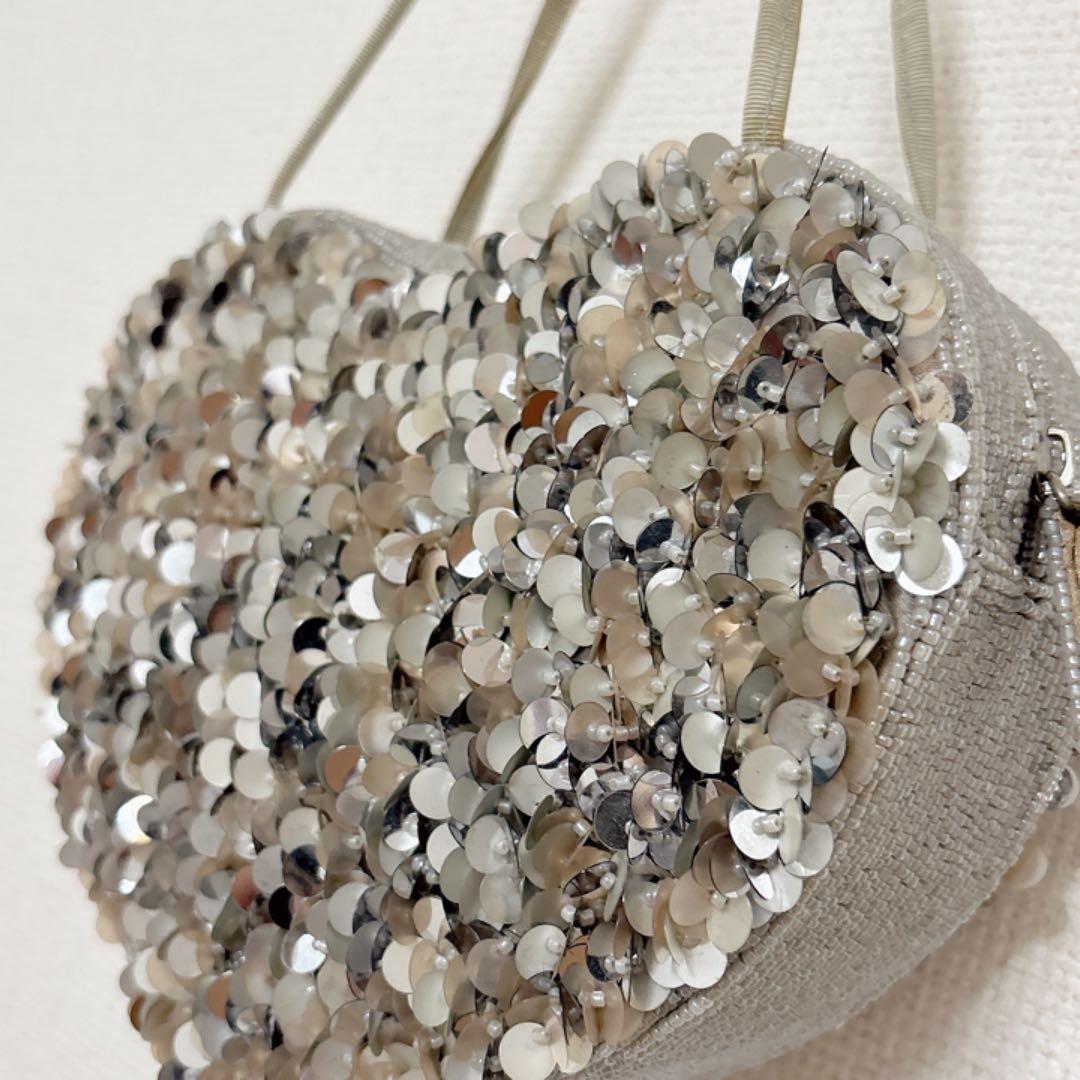 激レア❤︎Che Che NEW YORK❤︎ハートバッグ　キラキラ　スパンコール