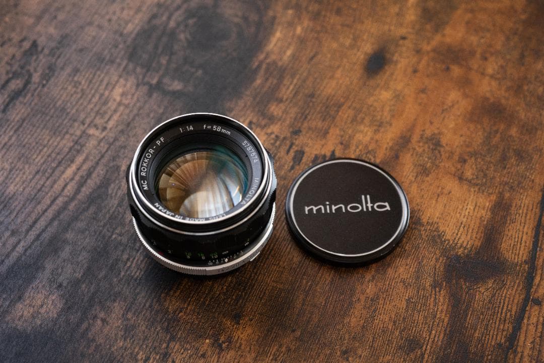 MINOLTA MC ROKKOR 58mm F1.4 などロッコール3点