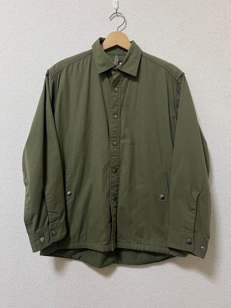 ノースフェイス パープルレーベルシャツジャケットNY2104N ベージュ S