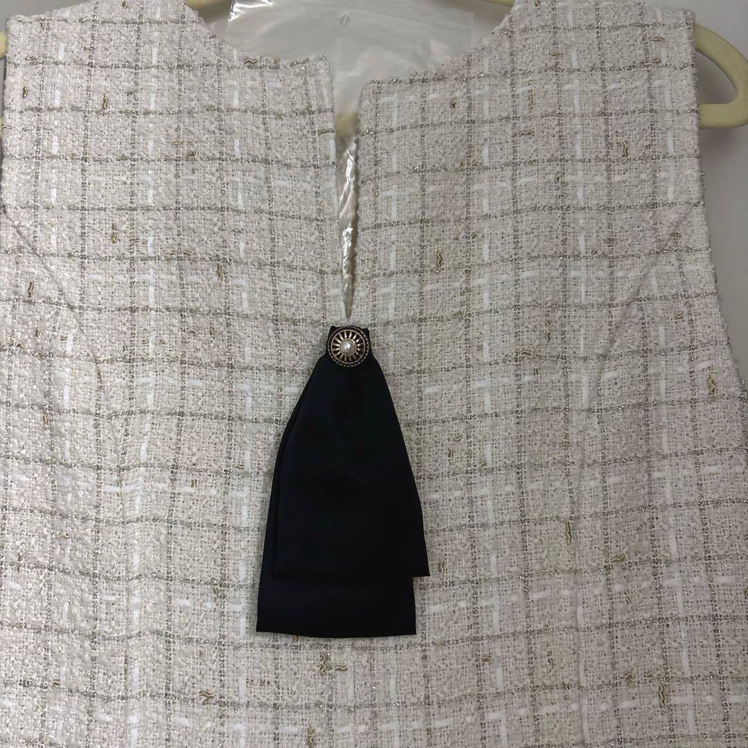 ワンピース Herlipto Victoria Tweed Jumper Dress