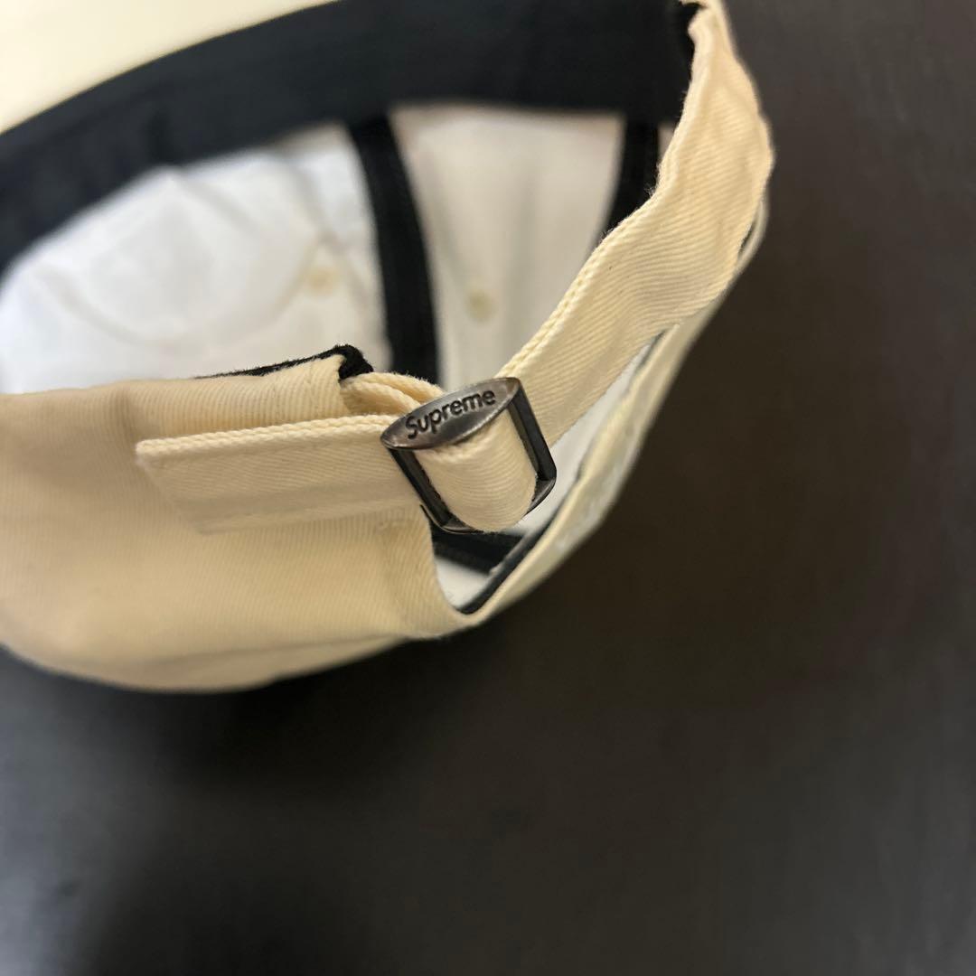 Supreme S Logo 6-Panel Cap Sロゴ刺繍キャップ白