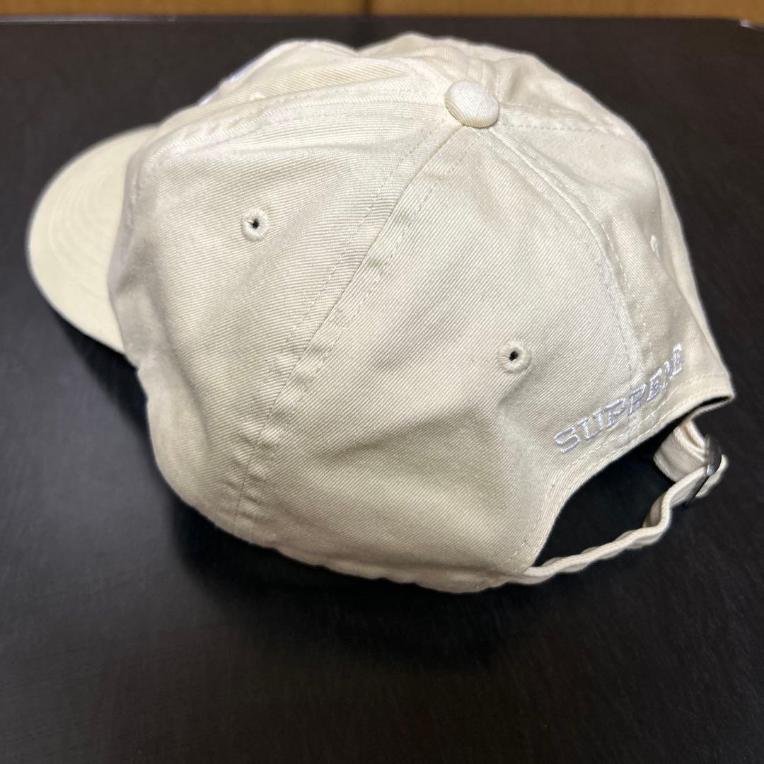Supreme S Logo 6-Panel Cap Sロゴ刺繍キャップ白