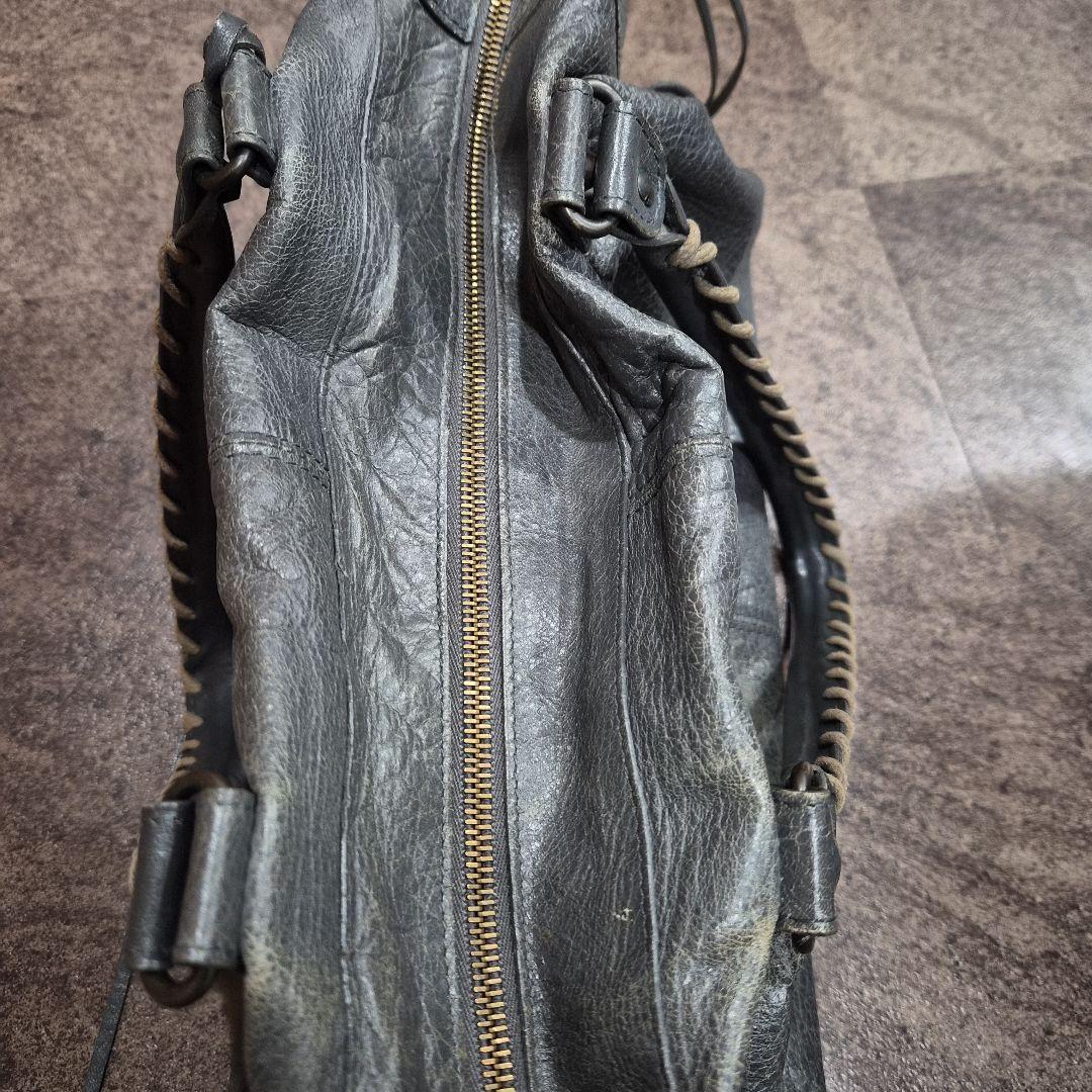 BALENCIAGA　グレー　ワーク　バック