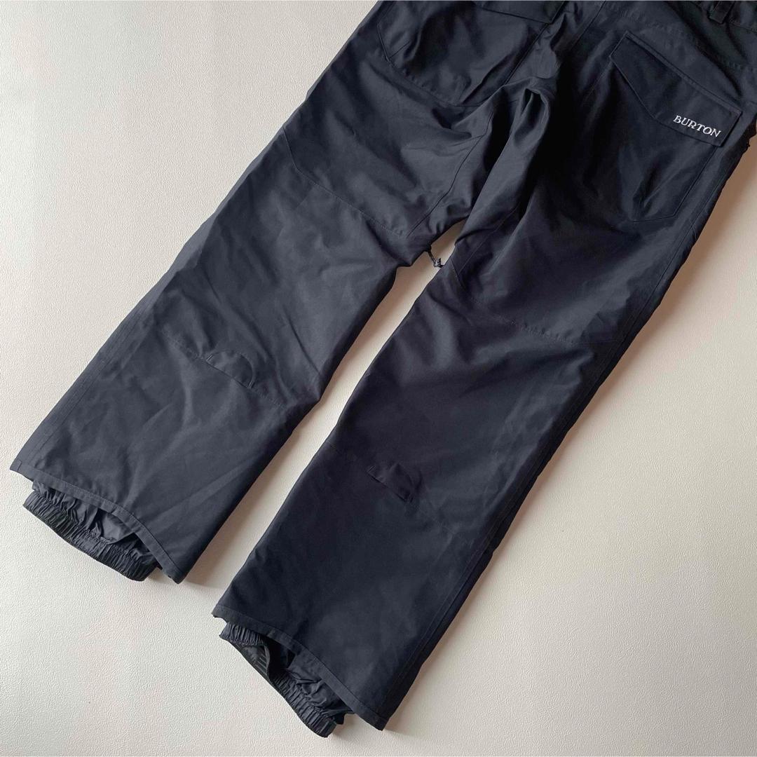 5468【美品】バートン　ビブパンツ ゴアテックス メンズ 近年モデル ブラック