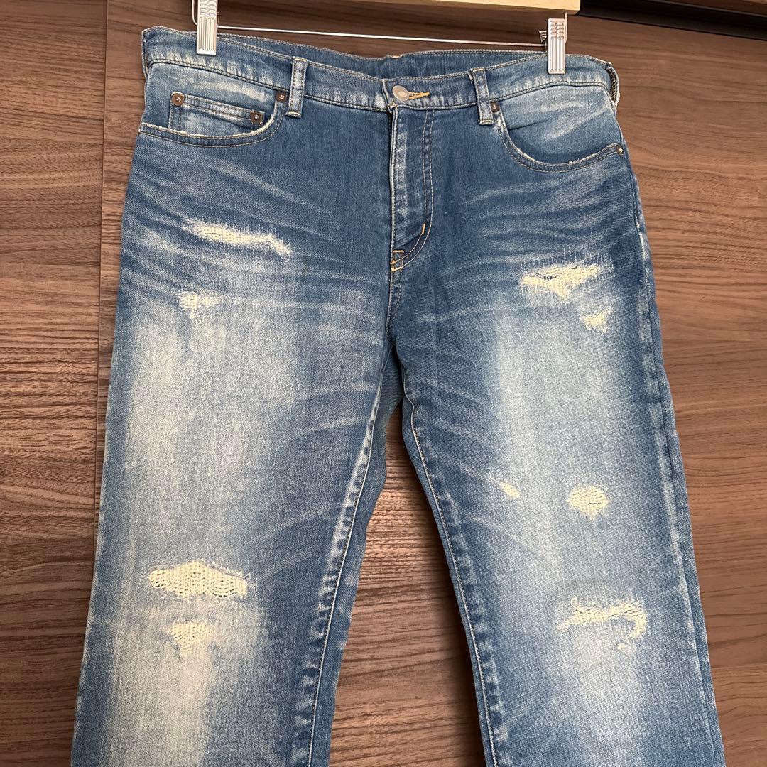 Ron Herman/ロンハーマン ニットデニムパンツ テーパード 美品