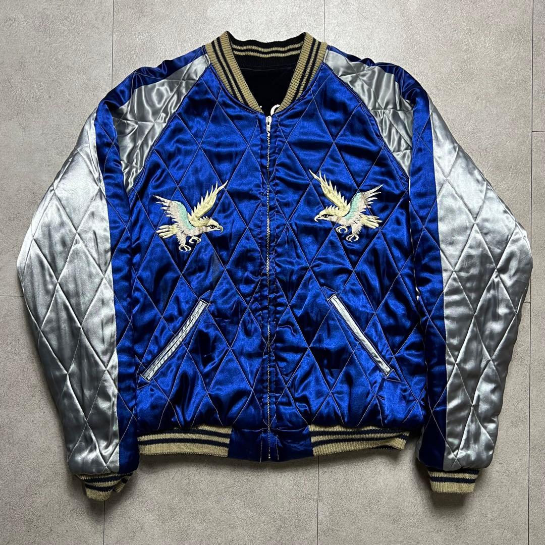 極希少✨テーラー東洋 リバーシブル スカジャン ベロア 別珍 刺繍