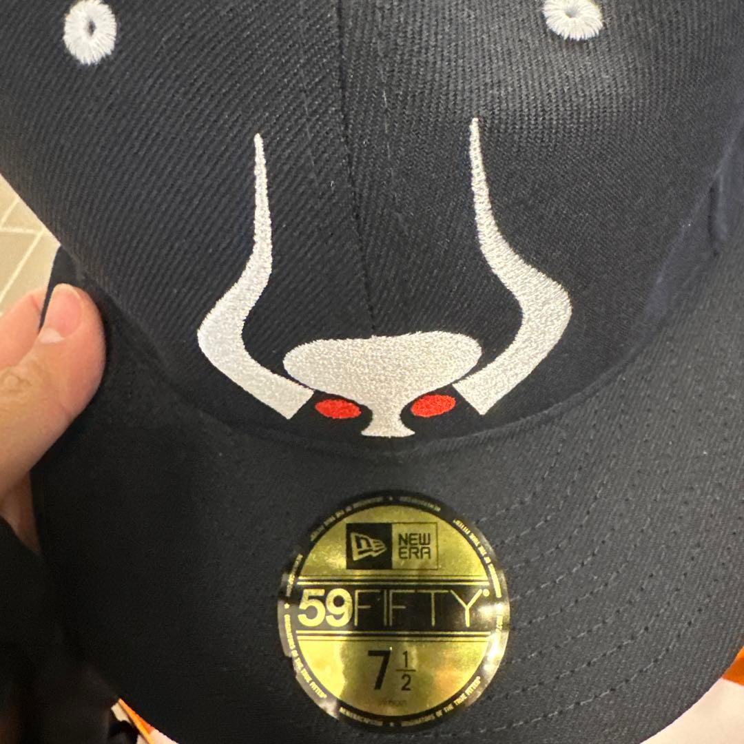 NEW ERA TARO OKAMOTO近鉄バファローズNAVY 7-1/2