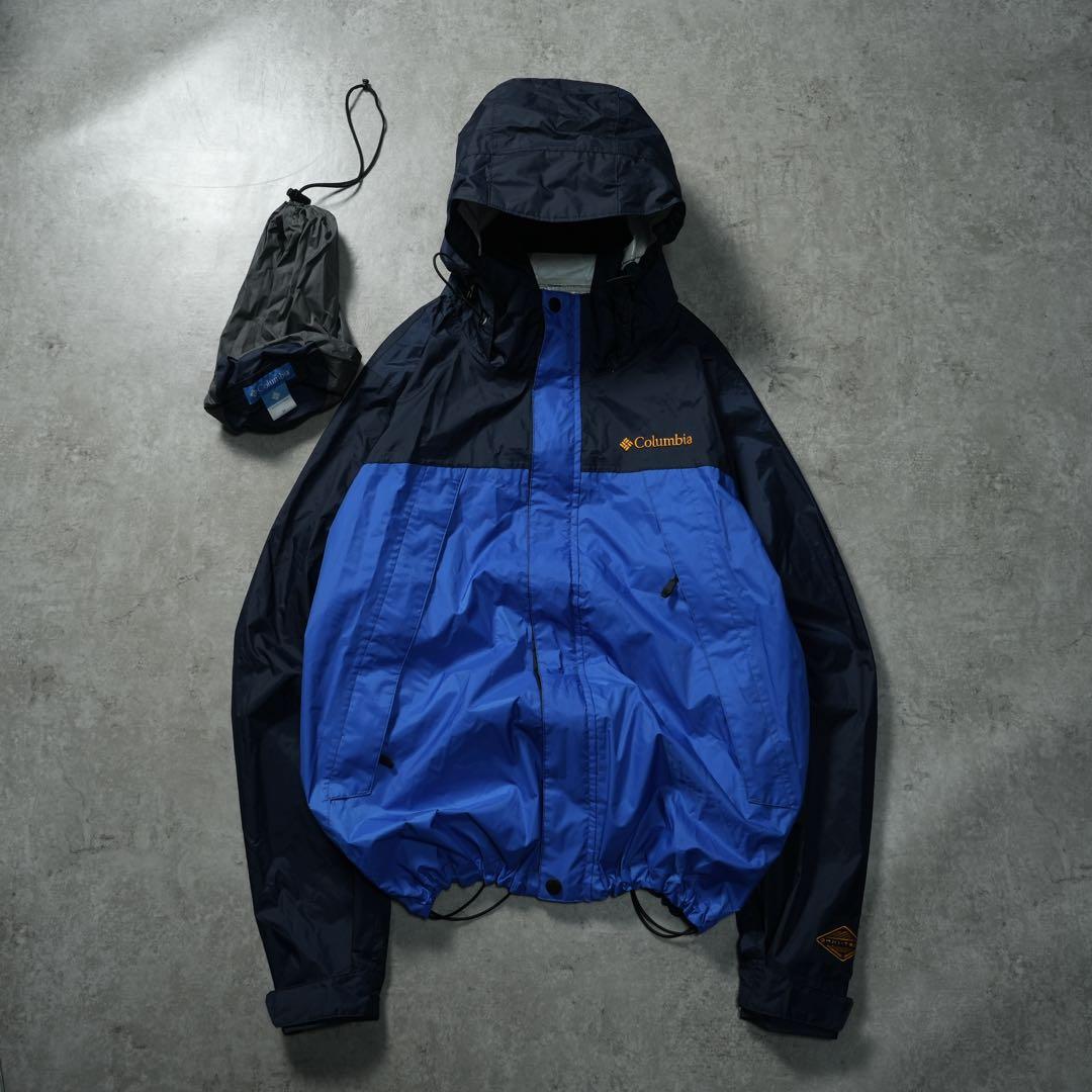 ジャケット・アウター y2k Columbia shell jacket tech blue city