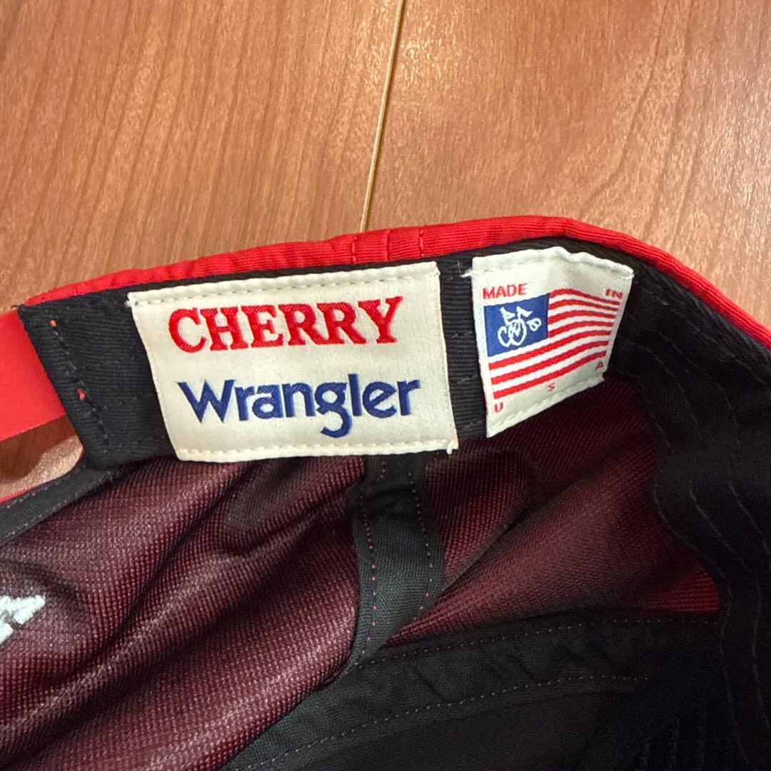 Wrangler Cherry キャップ レッド