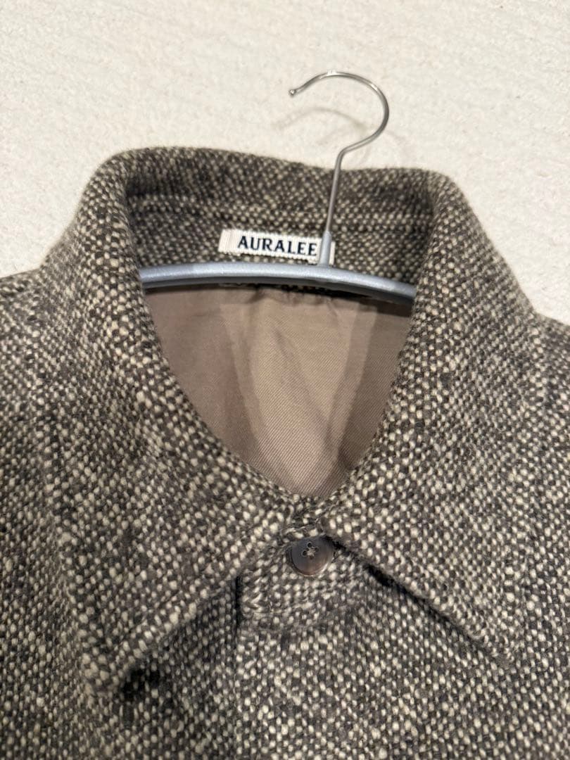 トップス AURALEE SPUN TWEED SHIRT BLOUSON 4