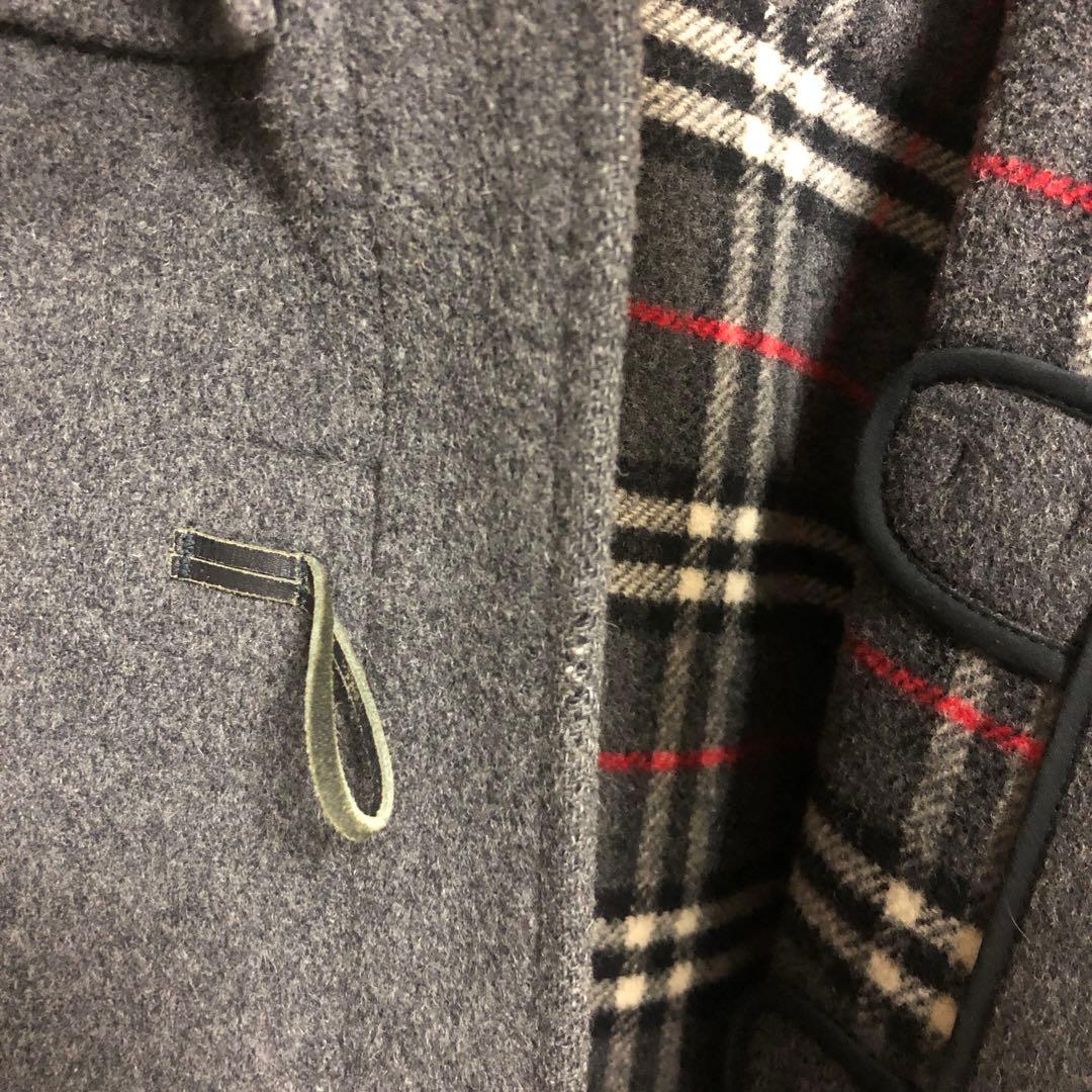 希少✨BURBERRY ダッフルコート チャコールグレーノバチェック バーバリー