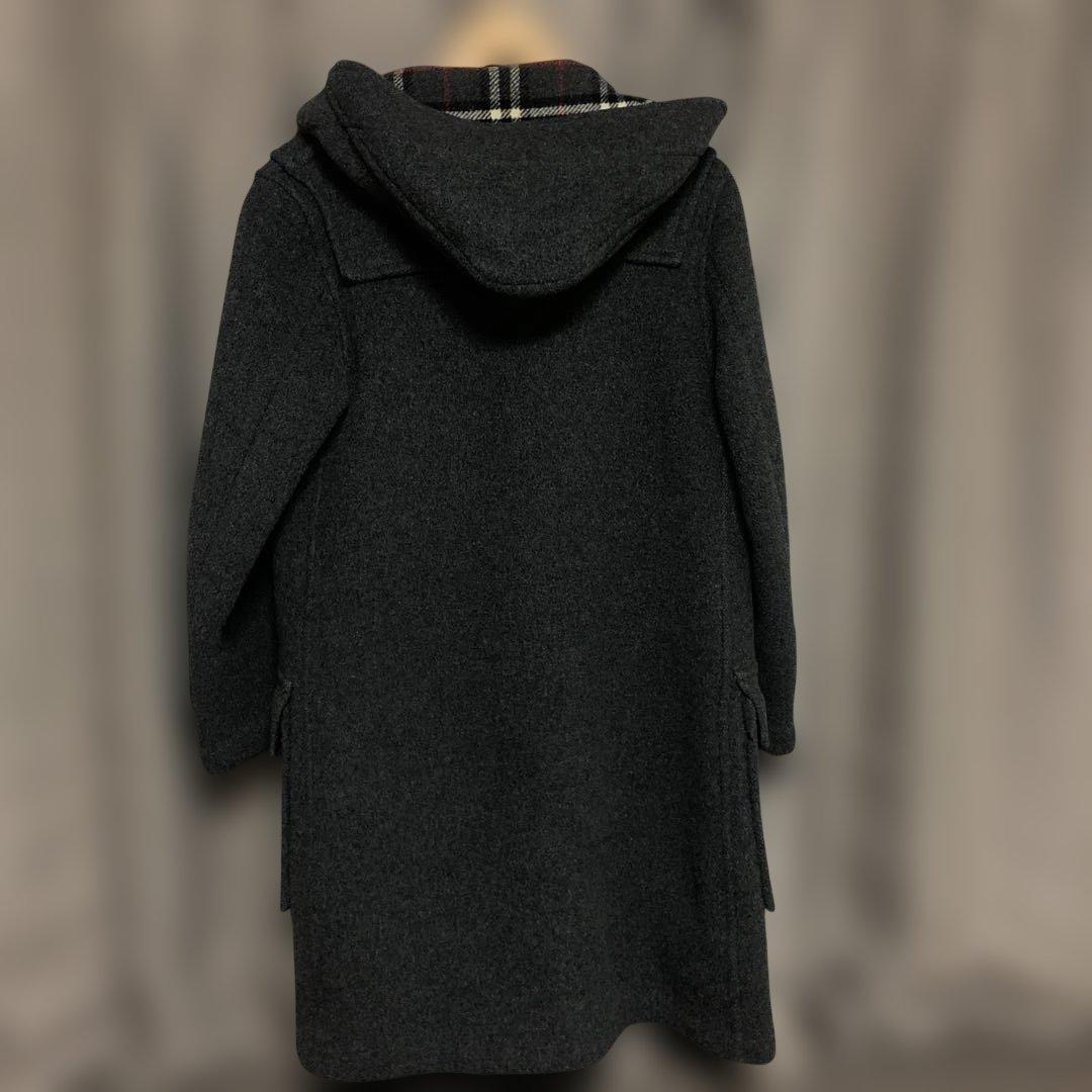 希少✨BURBERRY ダッフルコート チャコールグレーノバチェック バーバリー