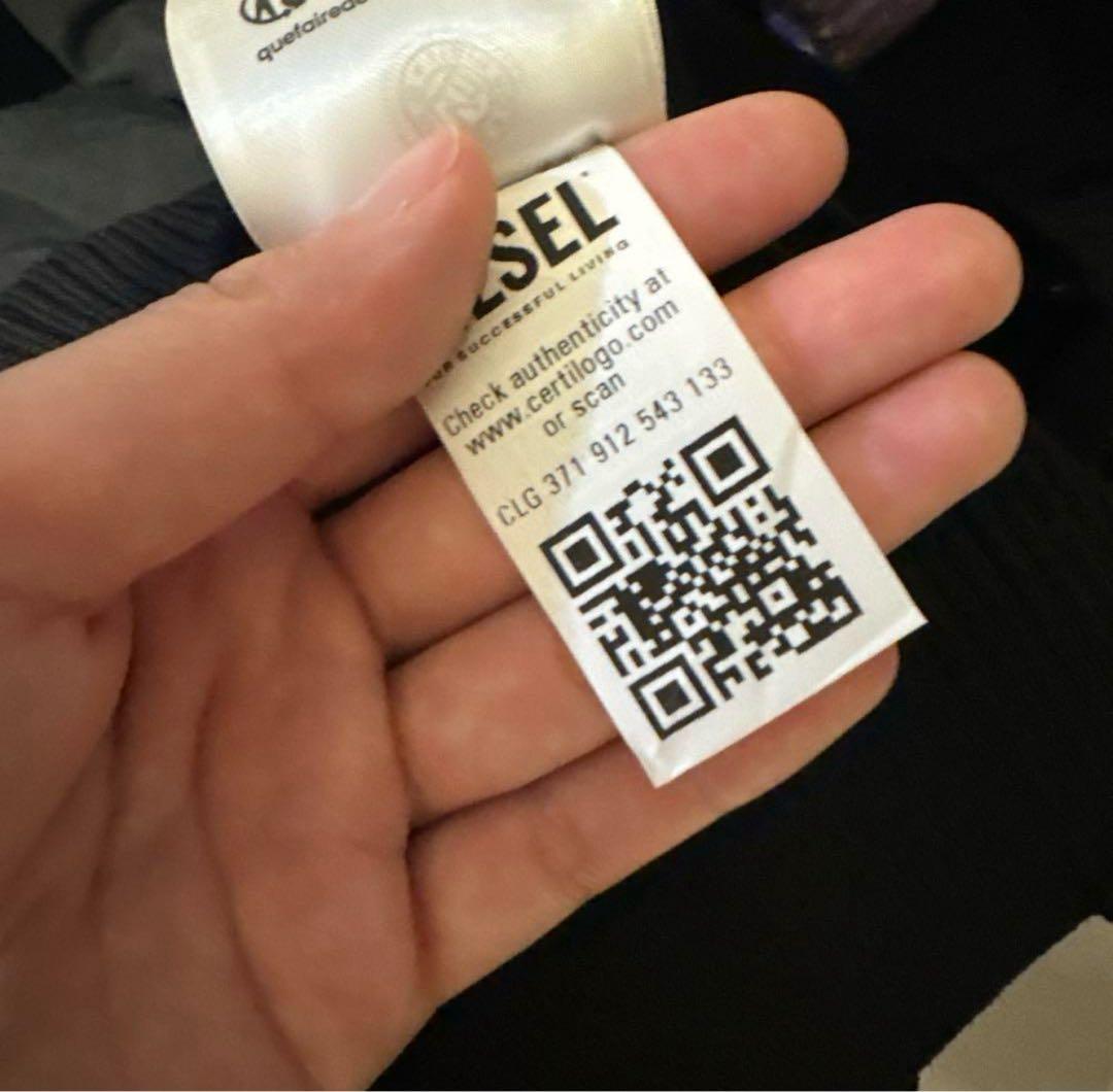 DIESEL ブラック タンクトップ XS