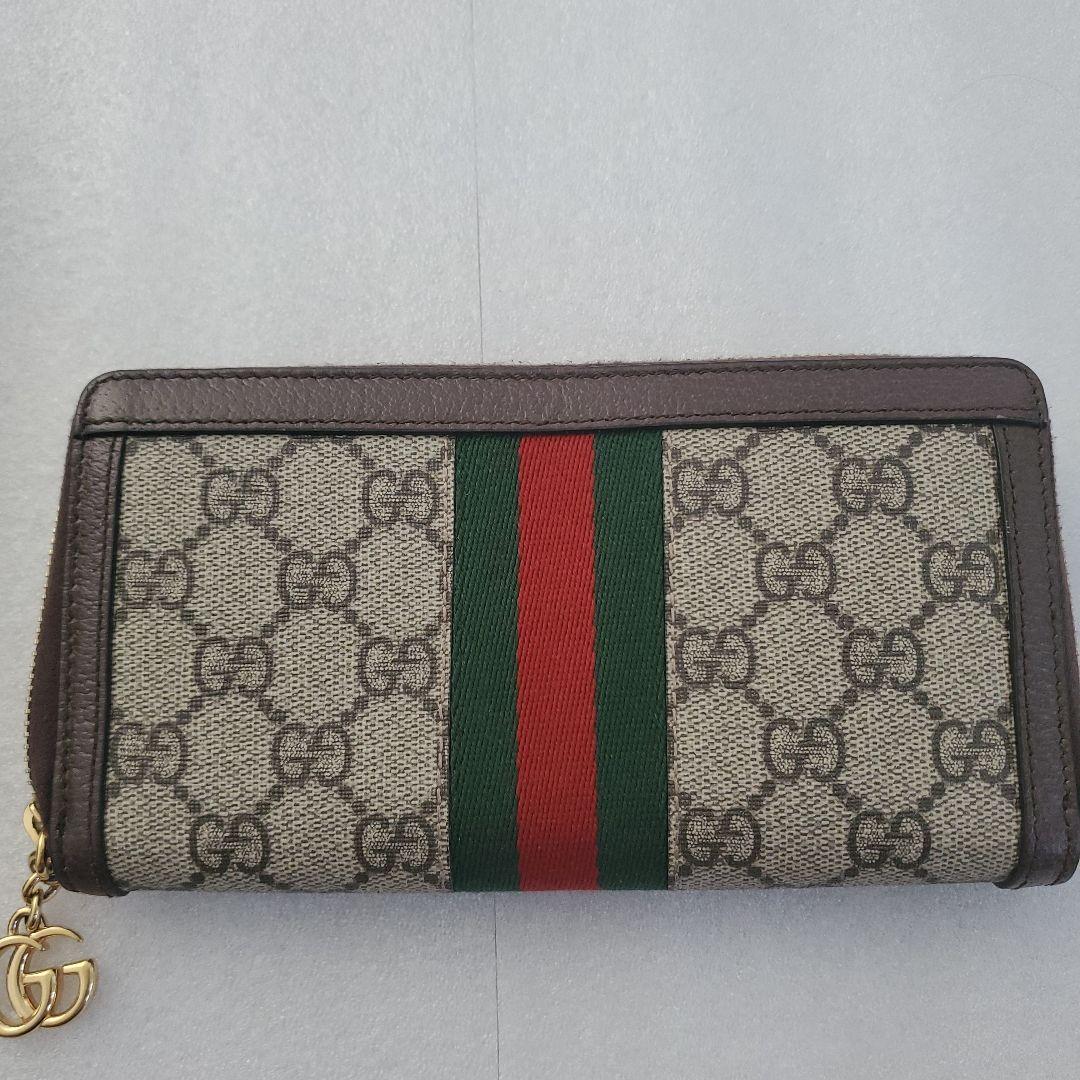 りり　【美品】GUCCI GGキャンバス 長財布