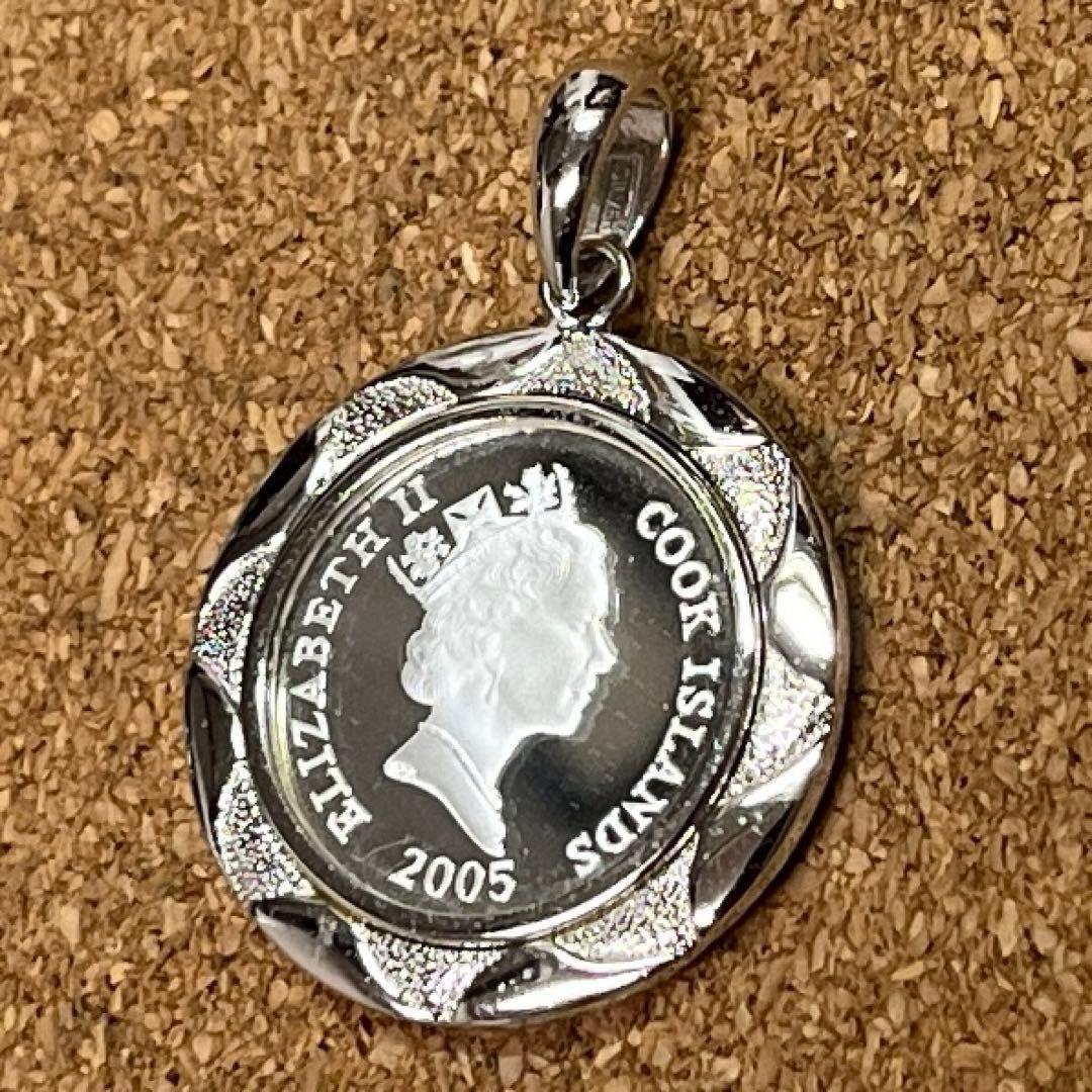 【ペンダントトップ 】［純銀］silver999 クック諸島