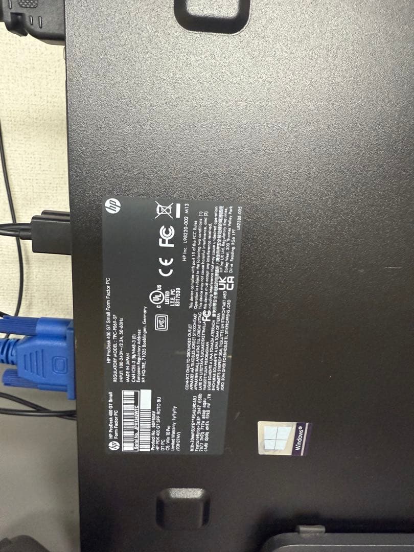 HP デスクトップPCセット 有線キーボード・マウス