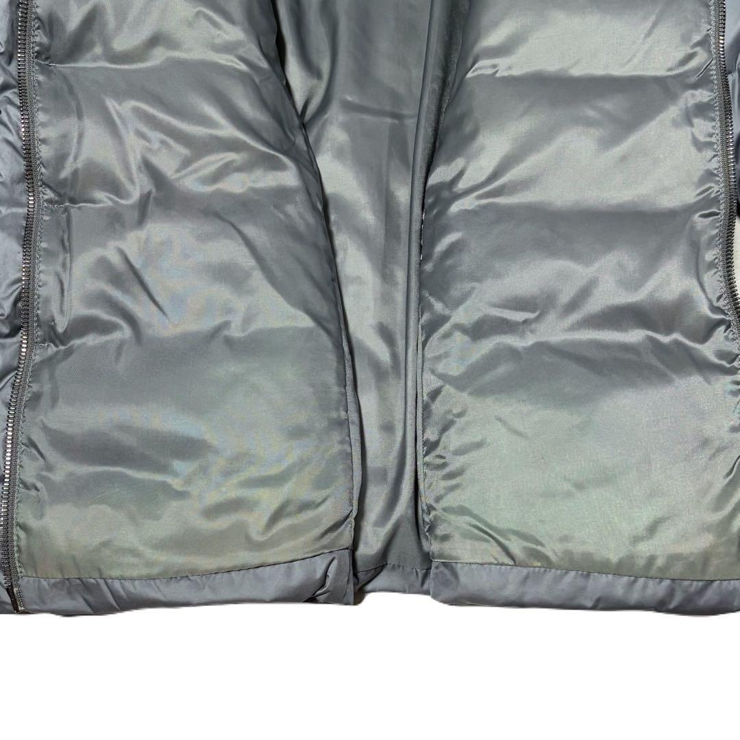 希少✨高級 ブルーガール ブルマリン ショート ダウンコート リブ袖 グレー