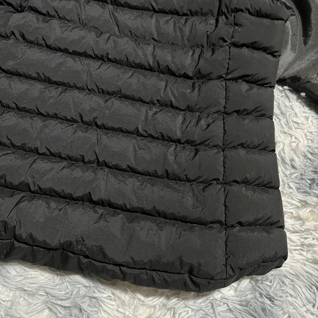 美品 TATRAS オルシエラ ダウンベスト ラクーンファー　3way 黒　02